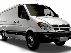 Freightliner Sprinter Van L2H1 2009 3D Model