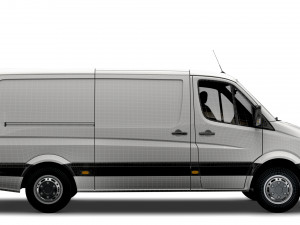 Freightliner Sprinter Van L2H1 2009 3D-Modell