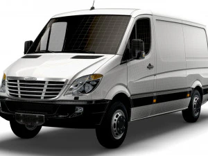 Freightliner Sprinter Van L2H1 2009 3D Model