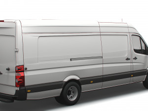 Volkswagen Crafter Van L4H2 2016 Model 3D