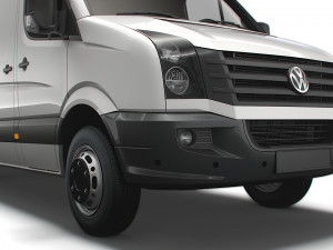 Volkswagen Crafter Van L4H2 2016 Model 3D