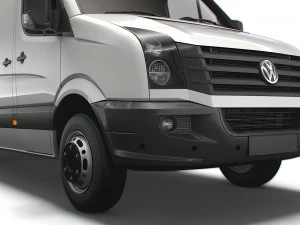 Volkswagen Crafter Van L4H2 2016 3D Model