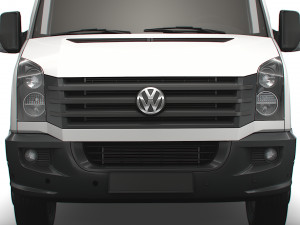 Volkswagen Crafter Van L4H2 2016 Model 3D
