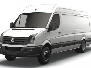 Volkswagen Crafter Van L4H2 2016 Model 3D