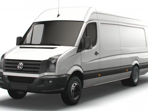 Volkswagen Crafter Van L4H2 2016 3D Model