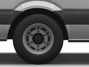 Volkswagen Crafter Van L4H2 2016 3D Model