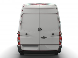 Volkswagen Crafter Van L4H2 2016 Model 3D