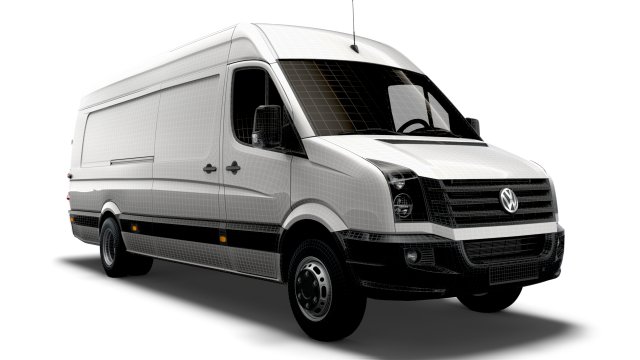 Vw crafter sketchup top