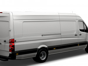 Volkswagen Crafter Van L4H2 2016 Model 3D