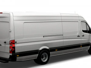 Volkswagen Crafter Van L4H2 2016 3D Model
