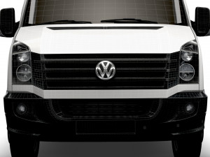 Volkswagen Crafter Van L4H2 2016 Model 3D