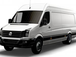 Volkswagen Crafter Van L4H2 2016 Model 3D