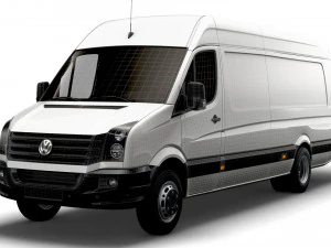 Volkswagen Crafter Van L4H2 2016 3D Model