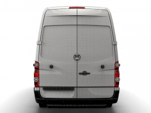 Volkswagen Crafter Van L4H2 2016 3D Model