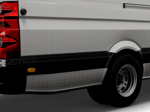Volkswagen Crafter Van L4H2 2016 Model 3D