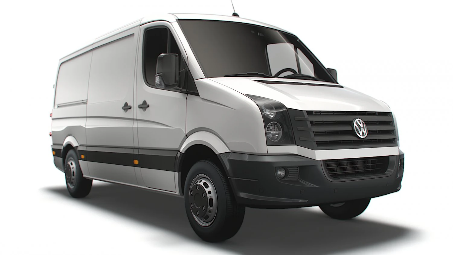 Volkswagen Crafter Van L2H1 2016 3D Model .c4d .max .obj .3ds .fbx .stl .blend 