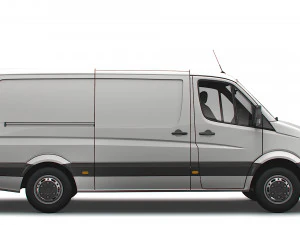 Volkswagen Crafter Van L2H1 2016 3D Model