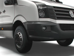 Volkswagen Crafter Van L2H1 2016 3D Model