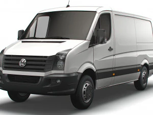 Volkswagen Crafter Van L2H1 2016 3D Model
