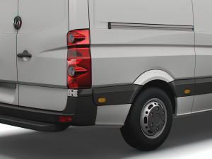 Volkswagen Crafter Van L2H1 2016 Modelo 3D