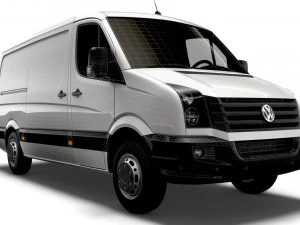 Volkswagen Crafter Van L2H1 2016 3D Model