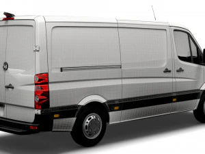 Volkswagen Crafter Van L2H1 2016 3D Model