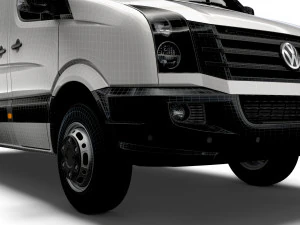 Volkswagen Crafter Van L2H1 2016 3D Model