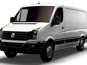 Volkswagen Crafter Van L2H1 2016 3D Model