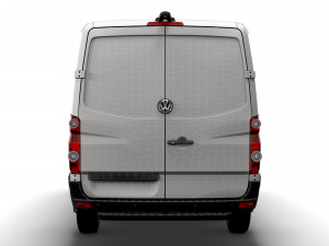 Volkswagen Crafter Van L2H1 2016 Modelo 3D