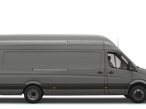 Volkswagen Crafter Van L4H3 2016 3D Модель