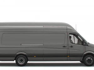 Volkswagen Crafter Van L4H3 2016 3D Model