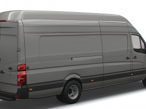 Volkswagen Crafter Van L4H3 2016 3D Модель