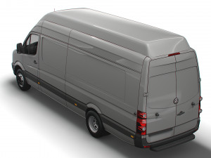 Volkswagen Crafter Van L4H3 2016 3D Модель