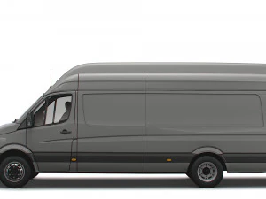 Volkswagen Crafter Van L4H3 2016 3D Model