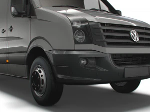 Volkswagen Crafter Van L4H3 2016 3D Model