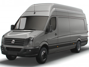 Volkswagen Crafter Van L4H3 2016 3D Модель