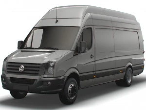Volkswagen Crafter Van L4H3 2016 3D Model