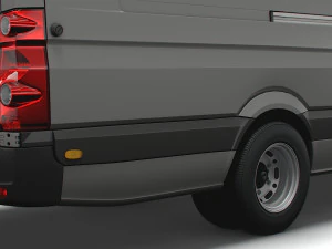 Volkswagen Crafter Van L4H3 2016 3D Model