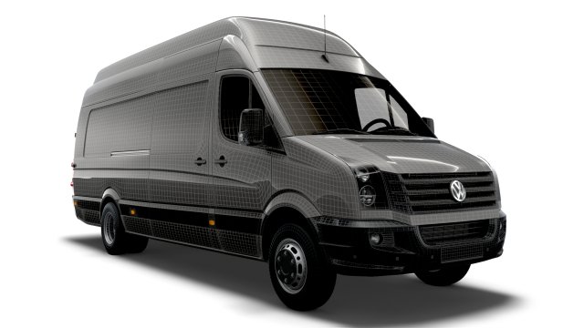 Vw crafter 3d top model