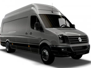 Volkswagen Crafter Van L4H3 2016 3D Model