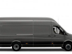 Volkswagen Crafter Van L4H3 2016 3D Модель