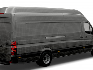Volkswagen Crafter Van L4H3 2016 3D Модель