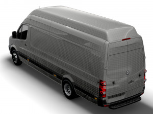 Volkswagen Crafter Van L4H3 2016 3D Модель