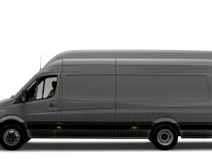Volkswagen Crafter Van L4H3 2016 3D Model