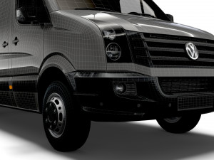 Volkswagen Crafter Van L4H3 2016 3D Модель