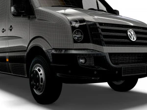 Volkswagen Crafter Van L4H3 2016 3D Model