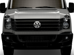 Volkswagen Crafter Van L4H3 2016 3D Модель