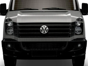 Volkswagen Crafter Van L4H3 2016 3D Model