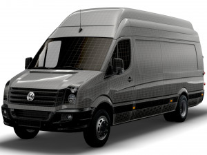 Volkswagen Crafter Van L4H3 2016 3D Модель