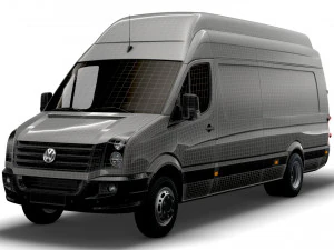 Volkswagen Crafter Van L4H3 2016 3D Model